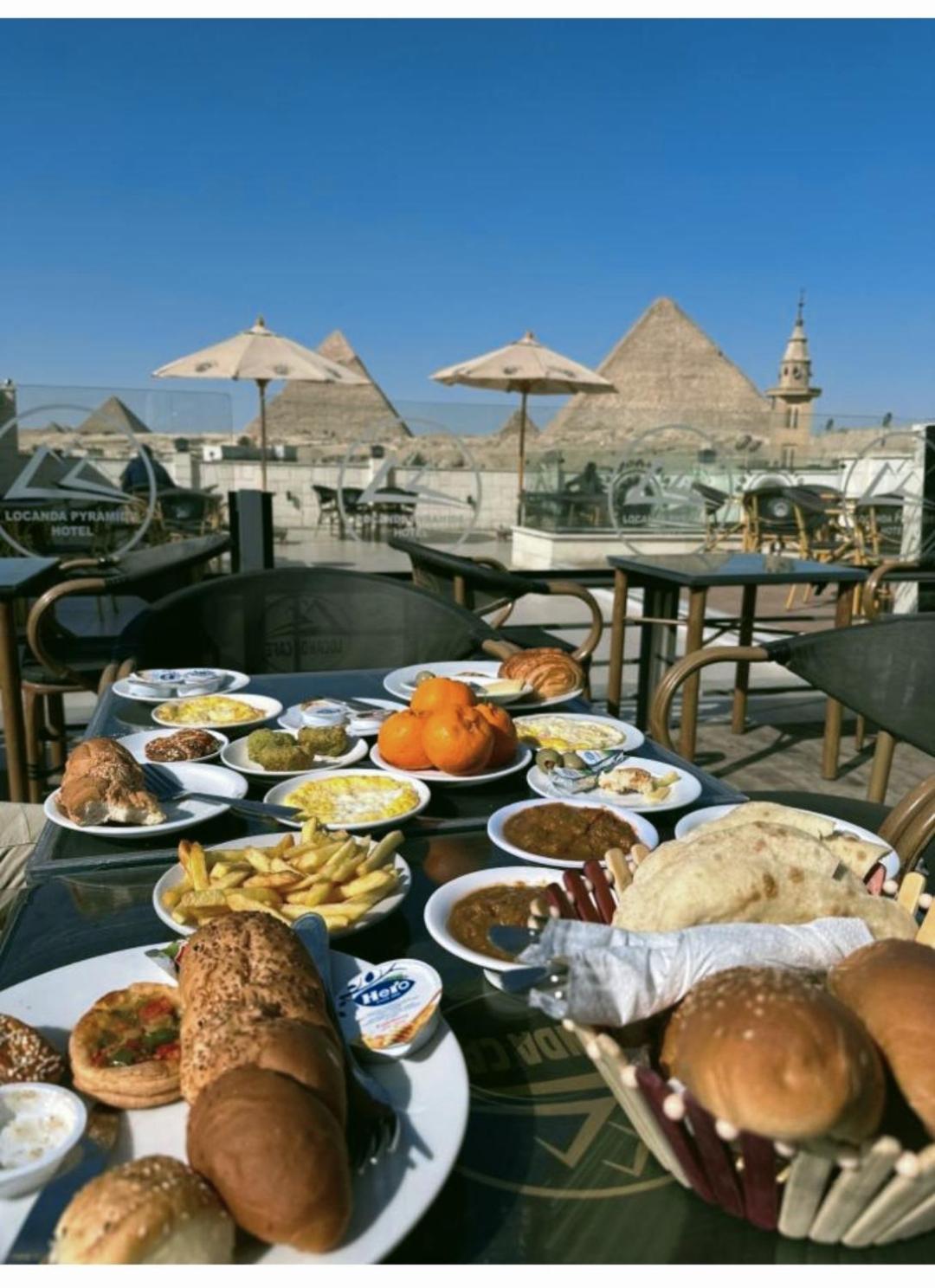 Locanda Pyramids Hotel Kafret el-Gabal Exteriör bild